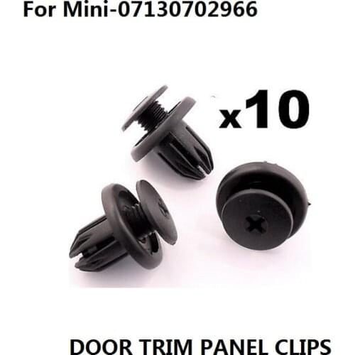 X10 For Mini Inner Wing Clips, Aperture 10mm, Screw expansion buckle, Wheel arch liner clips, splashguard clips 07130702966,New