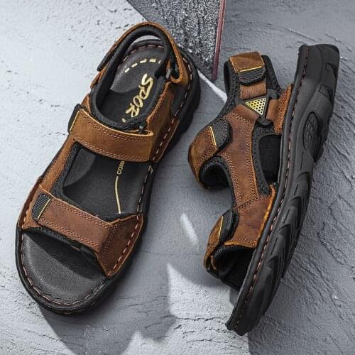 2020 summer men hiking sport sandals outdoor casual mountain sandalia masculina mens roman vietnam shoes large sizes 44 beach