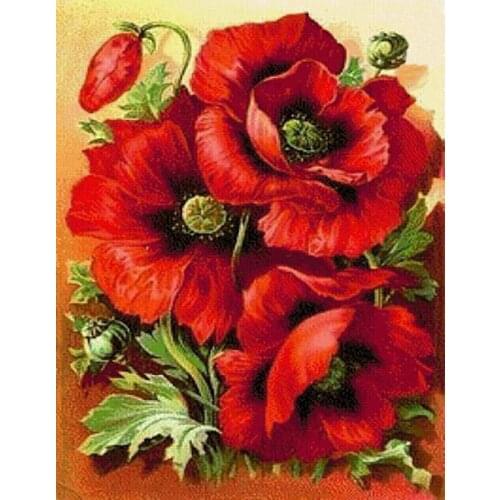 5d Diy Diamond Painting Romantic Diamond Mosaic Pictures For Living Room Diamond Embroidery Flowers Hand Made Diamond Paintings