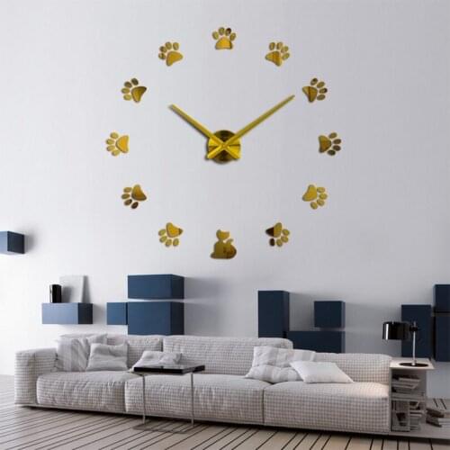 Acrylic Quartz clock on wall 3d Mirror wall Clocks Wall Clock Modern design Brand Vintage large reloj pared decorativo