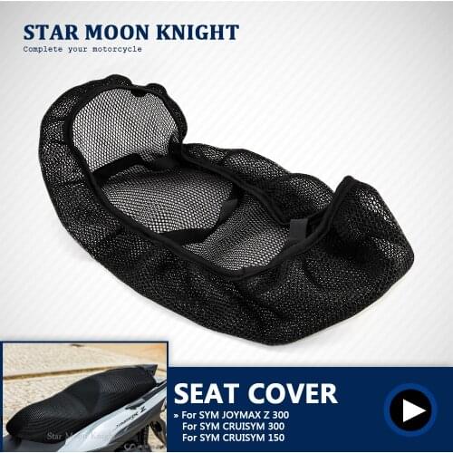 For SYM CRUISYM 300 CRUISYM 150 JOYMAX Z 300 Motorcycle Seat Cushion Cover Net 3D Mesh Protector Insulation Cushion Cover