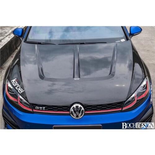 Suit For 7.5 Golf Generation Gti Karbel Carbon Fiber Front Rear Lip Tail Leaf Plate Machine Cover