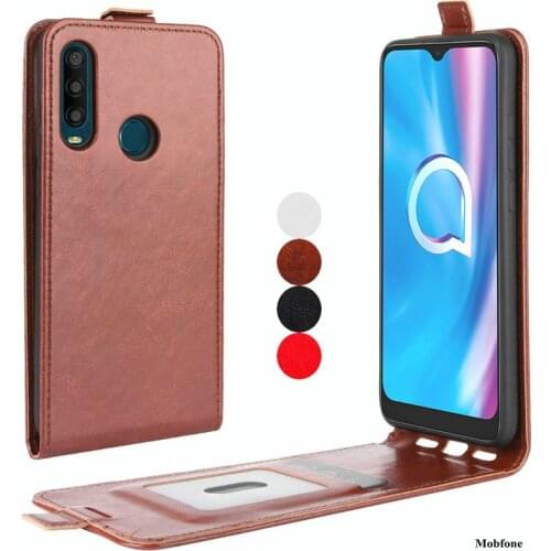 Alcatel 1 SE 2020 Wallet Flip Case for Alcatel 1SE 2020 Vertical Up Down Flip Cover Alcatel1 SE 2020 TPU Bumper Leather Fundas