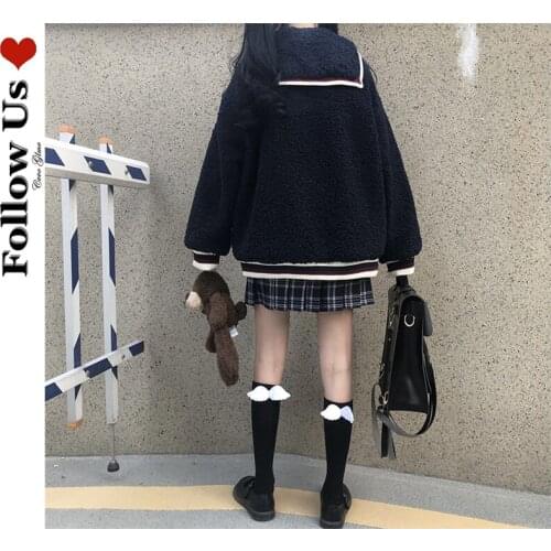Harajuku Stockings Japanese Loli Black Cotton Wings Girl Calf Socks Lolita Korean College Style Student Socks Woman Summer 2021