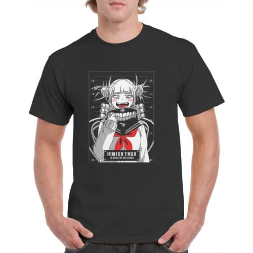 Desgin Funny Anime My Hero Academia Mens T-Shirt Japanese Mens Tshirt Short Sleeve anime Printed Tee Shirt Tops