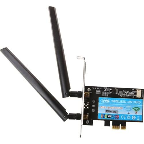 Dual Band 2.4+5G Bluetooth 4.2 Wifi Wireless Mini PCI-Express Network Card For Intel 7265 AC 7260HMW IT-7265HMW 8260