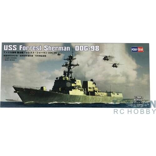 Trumpeter 83414 1/700 USS Forrest Sherman DDG-98 Guided Missile Destroyer Model Warship TH06113-SMT6