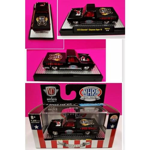 M2 machines 1:64 Dodge Charger Roadster painted with Chrysler tyres retro alloy car model