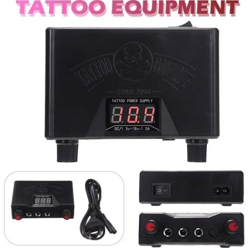 Mini LCD Digital Tattoo Power Supply Box Adaptor For Tattoo Pen Machine Changing Tool Tattoo Artists Professional Device