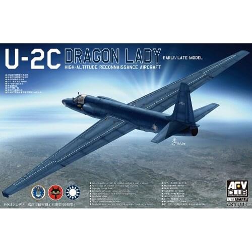 AFV Club AR48114 1/48 U2-C Dragon Lady High-Altitude Reconnaissance Aircraft - Scale Model Kit