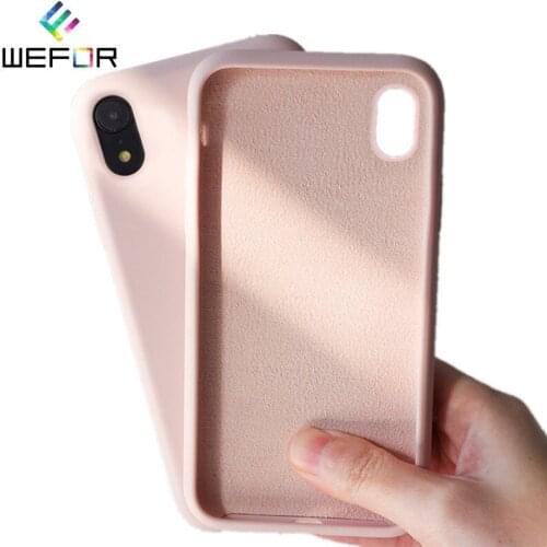 Soft Silicone Cover Case for iPhone X XR Xs Max 6s 7 8 Plus Gel Rubber Full Body Protection Shockproof Case Drop Protection bag