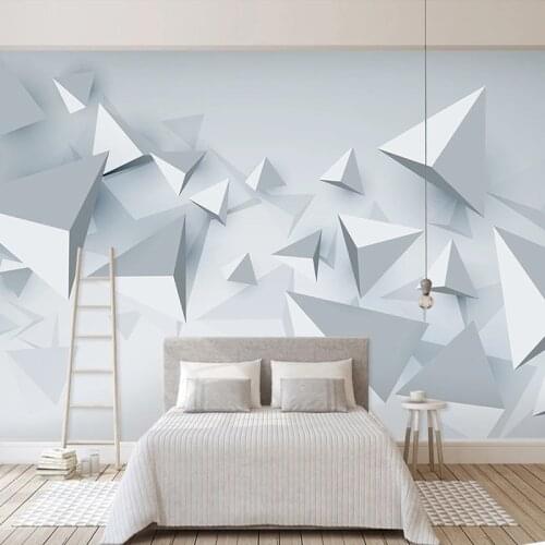 Custom Photo Home Improvement Mural Wallpaper 3D Abstract Stereoscopic Geometric Wall Painting Living Room Sofa TV Background