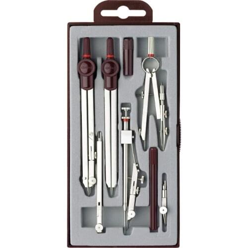 German Imports Rotring Compass Professional Metal Stainless Steel Compass Mechanical Drawing Tools Kit