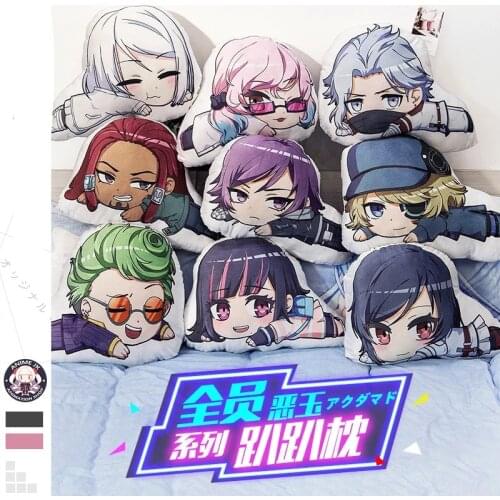New Anime Akudama Drive Courier Brawler Doctor Ordinary Person Cartoon Plush Stuffed Dolls Pillow Cushion Cosplay Xmas Gift