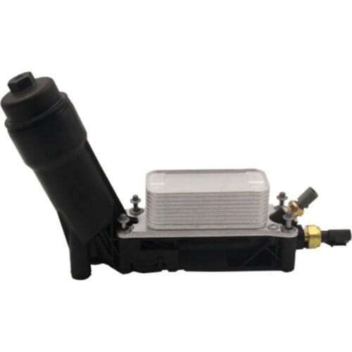 New OEM Oil Filter For 11-13 JEEP Dodge Chrysler 3.6L V6 Engine Oil Cooler Filter Housing Assembly With Two Sensors 5184294AE