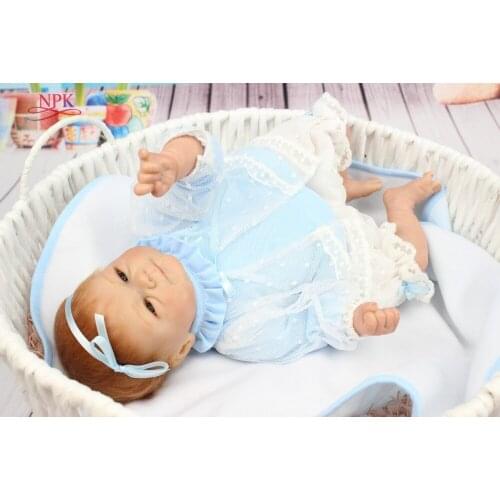 NPK Free shipping hot sale reborn baby doll soft real touch baby dolls gift for kids