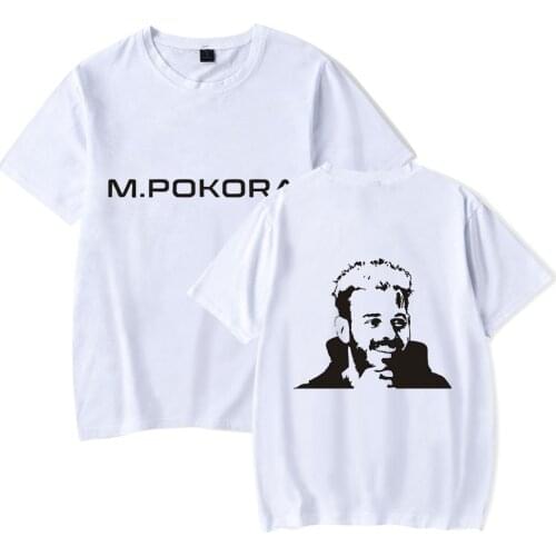 Popular M. Pokora Tshirt O-Neck Short Sleeve Women Men Tshirts Unisex Streetwear Harajuku Tee Trend Hip Hop Matt Pokora Clothes
