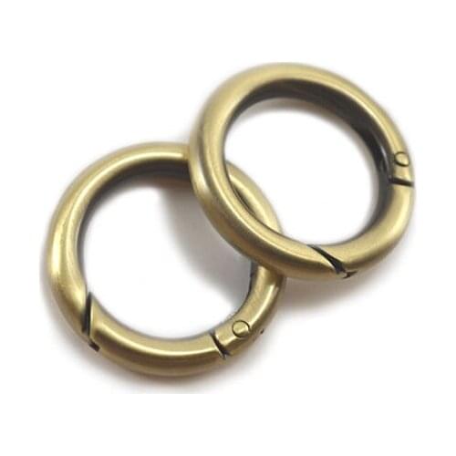 1 1/2 inch ( 38mm inner) Spring Gate O Rings ,Antique Bronze Plated