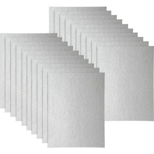 20PCS Mica Sheet, Microwave Oven Mica Plate, Mica Wave Guide Cover Microwave Repairing Plates Replacement Accessory