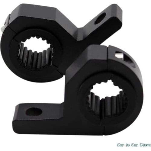 Universal 2pcs Mount Bracket Fog Driving Light Spotlight Clamp Bracket 15-30mm for Car Motorcycle Crash Bar Guard