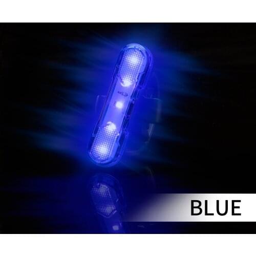 Bicycle light waterproof rear tail light LED USB rechargeable mountain bike bicycle light front tail light safety warning light