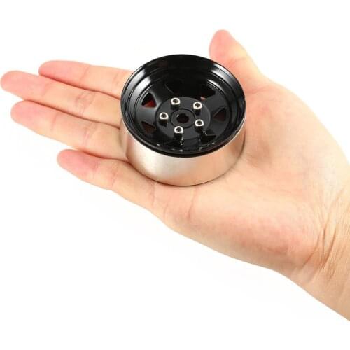 4PCS RC Crawler 1:10 Metal Wheel Rim BEADLOCK For 1/10 Traxxas Hsp Redcat Rc4wd Tamiya Axial Scx10 D90 RC Car