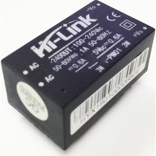 5pc HLK-PM01 PHLK-PM03 HLK-PM012 Ultra-small power module 220v to 5v smart home AC-DC isolation switch