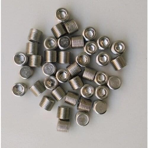 50pcs/lot 1/8'' Male Thread Internal Hex Head Pipe Plugs fittings