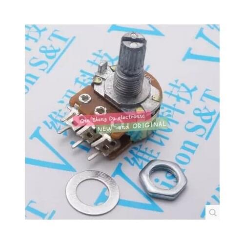 50K WH148 6 pin dual potentiometer B50K short handle audio amplifier