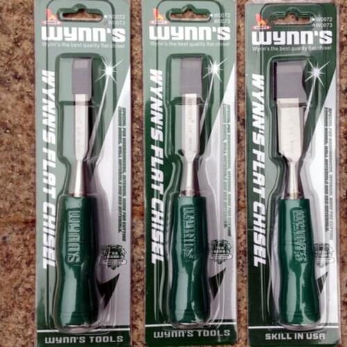 69HF Woodworking Professional Carving Wood Chisel with Plastic Grip Handles High Quality Steel Construction for Woodworking