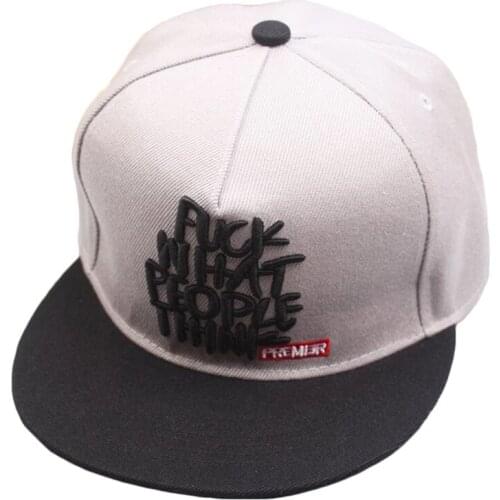 New Letter Embroidery Flat Cap Streets Tide Hip Hop Hat Autumn Winter Fashion Cotton Baseball Caps Casual Snapback Hats TG0273