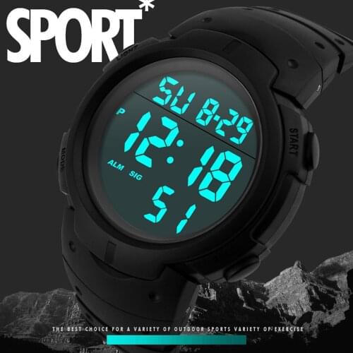 Men watch sport 30m waterproof fashion wristwatch military men watches digital luxury brand famous saat erkek kol saati 2020