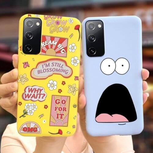 For Samsung Galaxy S20 FE Case S 20 FE S20FE Cute Cartoon Cover Soft Slim Phone Cases For Samsung S20 Fan Edition S 20 Lite Bags