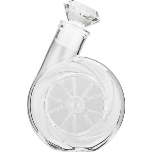 Retro Blower Designed Wine Decanter with Diamond Shaped Stopper 500ML Glass Whiskey Bottle Decanter For Alcohol Wine Gifts