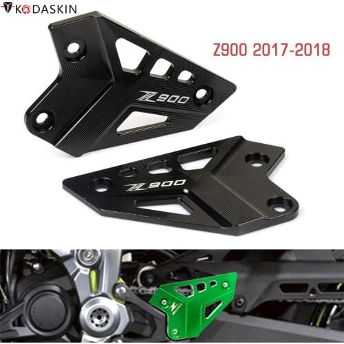 Kodaskin Aluminum Motorcycle Accessories Heel Protective Cover Guard Foot Peg Protector for z900 Z 900 2017 2018