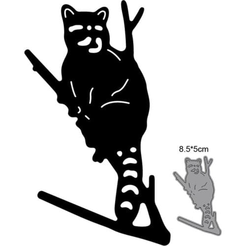 Cat on Tree Metal Cutting Dies Cut Die Mold Scrapbooking dies Decoration Paper Craft Embossing Dies New For 2021 Stencils dies