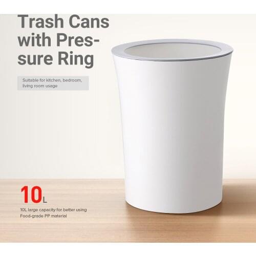 Trash Cans Waste Bins With Pressure Ring Storage Bucket Waste Bins Rubbish Box Office Storage For Home Office