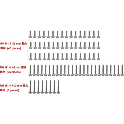 Hot racing Screw repair kit for Axial SCX24 90081