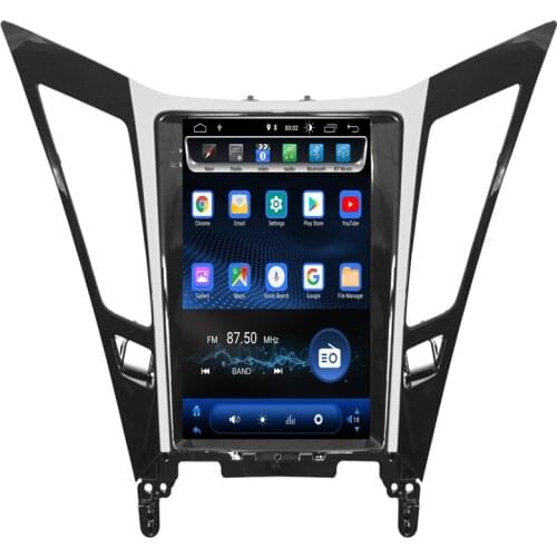 New come! Android 8.1 vertical Car Multimedia tesla GPS NAVIGATION Radio player for Hyundai SONATA Manual/Auto AC version car