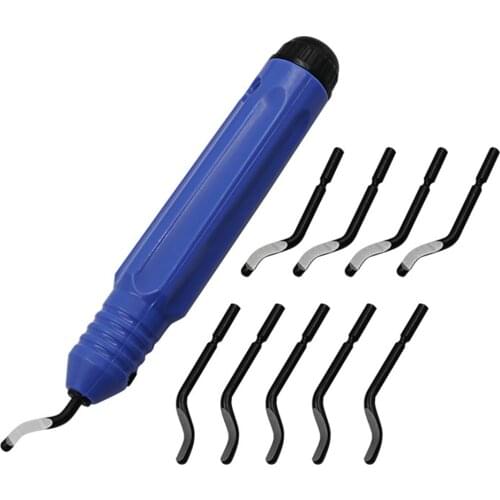 Trimming Knife Scraper Fixed Handle Plastic Burr Pocket Knife Scraper + 10pc Blades 3D print Trimming tool