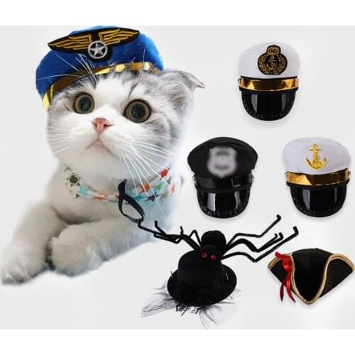 Cat Clothes Pirate Pets Costume Halloween Corsair Cosplay For Medium And Large Dogs Plus Hat Party Christmas Costume cosplay
