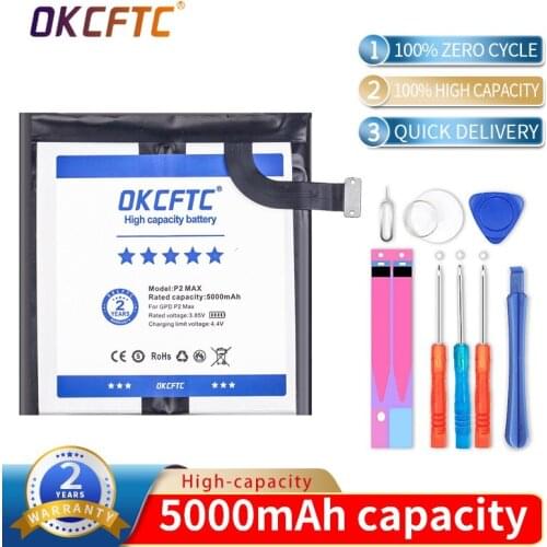 OKCFTC 5000mAh battera 7.6V 664793-2s battery for GPD P2 max for GPD P2max Batteries rechargeable batteries