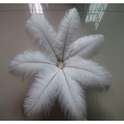 Wholesale! 100 PCS/a lot of beautiful white ostrich feathers 20-25 cm / 8-10 inches wedding celebration decoration