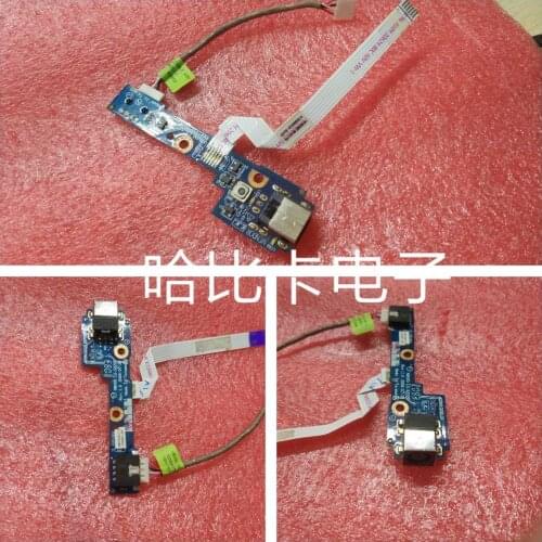 Original DC Jack board For HP Probook 5310M laptop Power Button Board with Cable switch DC-IN board Repairing Accessories