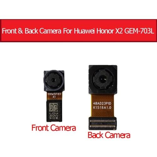 Front & Rear Back Main Camera Flex Cable For Huawei honor X2 MediaPad GEM-703L GEM-702L GEM-703LT Small Big Camera Module Parts