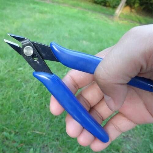 Pliers Electrical Wire Cable Cutters Cutting Side Snips Flush Pliers Nipper Anti-slip Rubber Mini Diagonal Pliers Hand Tool