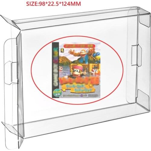 Ruitroliker 90pcs Carts Clear CIB Game Box Case Protector Sleeve for GBC Game Box Protector Japan version