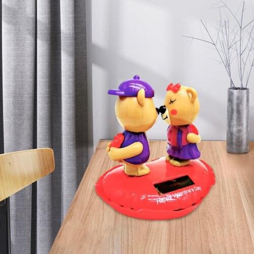 Solar Dashboard Toys Decorations Ornaments Home Table Centerpieces Bobblehead Toy Car Window Desktop Decoraiton Car Home Room