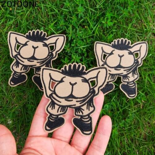Boy Embroidered Iron On Patch For Clothing DIY Creative Badges Hot Transfer Stickers Sew On Clothes Denim Jacket Appliques F