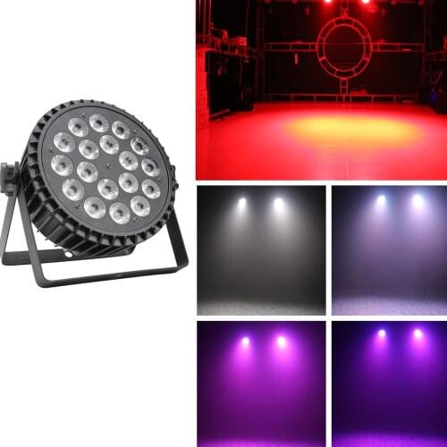 High quality aluminum panel light 18X18W6 in one DJ surface light par light DMX 512 control disco party bar light etc